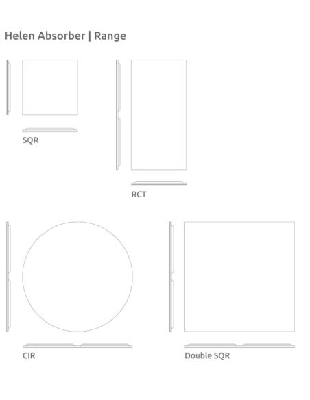 Helen RCT Absorber Range 250 Hz - 5000 Hz