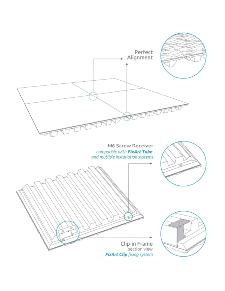 Sahara Doble H Wood Absorber 315 Hz - 5000 Hz