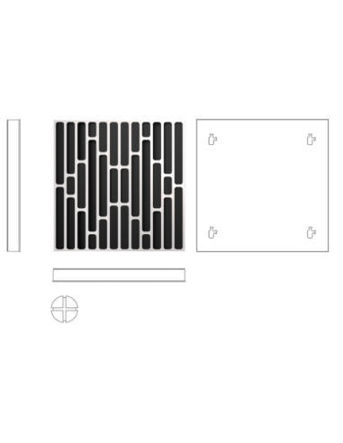 Lugano W Diffuser 350Hz - 6000Hz