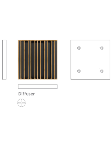 Lagos W Diffuser 350 Hz - 6000 Hz