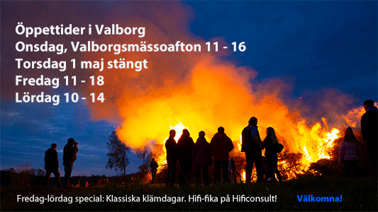 Öppet över Valborg