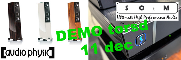 Audio Physic - SOtM Demo 11 dec!
