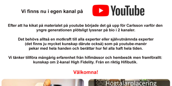 Hificonsult på Youtube