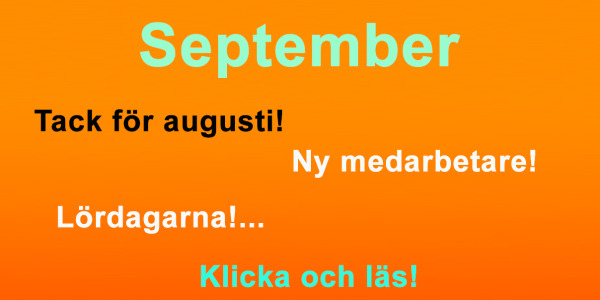 SEPTEMBER!
